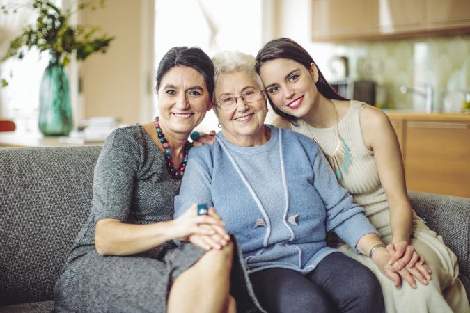 Hispanic multigenerational women