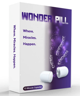 Front of package, My Stellar LifeStyle Wonder Pill