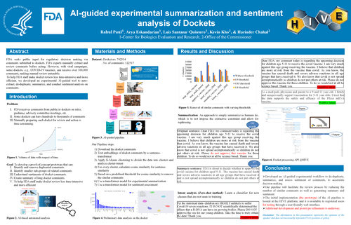 AI-guided Experimental Summarization and Sentiment Analysis of Docket Comments