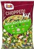 Dole Avocado Ranch Chopped Salad Kit