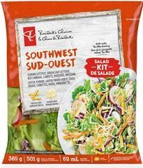 President's Choice Southwest Sud-Ouest Salad Kit De Salade