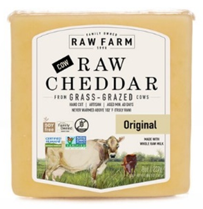 Raw Cheddar 8 oz block