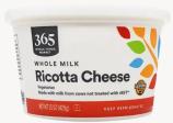 365 Whole Foods Market Whole Milk Ricotta Cheese