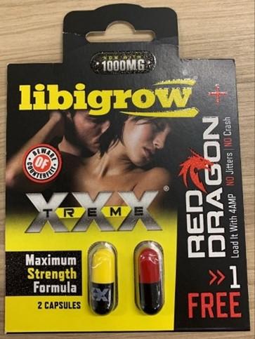 libigrow RED DRAGON + capsules, front label