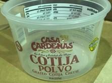 Image of Casa Cardenas Cotija Polvo grated cheese 9 oz