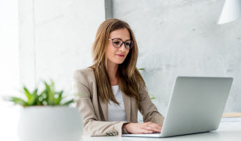 Woman on laptop