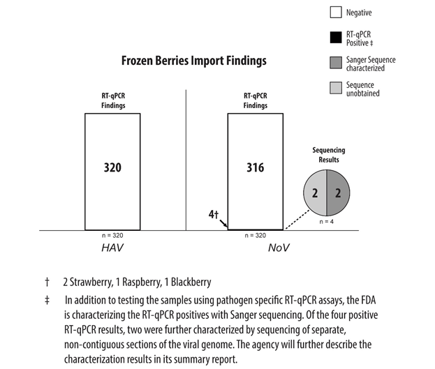 Frozen Berries Sampling - Import Findings as of 10/1/2019