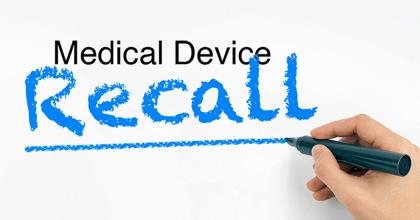 Medical device recall