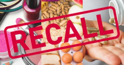 Recalls of Foods & Dietary Supplements