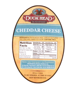 28745	Cheddar Mild Color Loaf	Duck Deli	5	LB