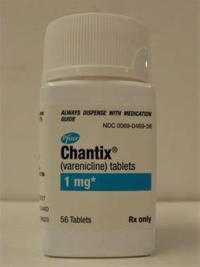 Chantix (varenicline) Tablets, 1.0 mg