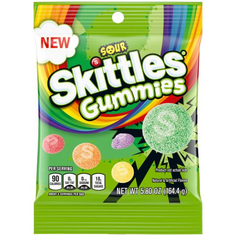 9th Photo - SKITTLES® Sour Gummies Peg Pack 5.8 oz