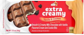 Elite, extra creamy, Vanilla & Cookies