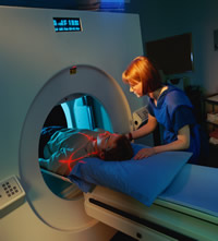 (Picture of a CT Scan Control Area)