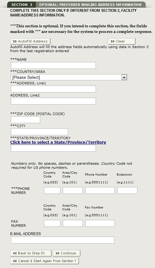 Shell Egg New Registration - Section 3