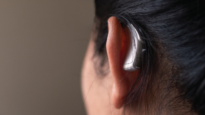 Women with Hearing Aid