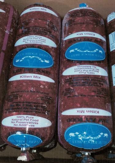 Image 3, “Blue Ridge Beef, Kitten Mix, pet food log”