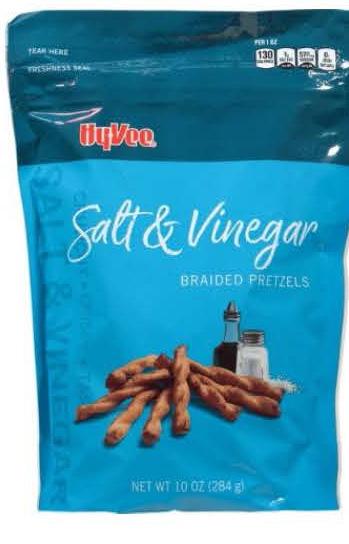 HyVee Salt & Vinegar Flavored Pretzels