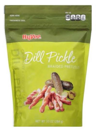 HyVee Dill Pickle Flavored Pretzels