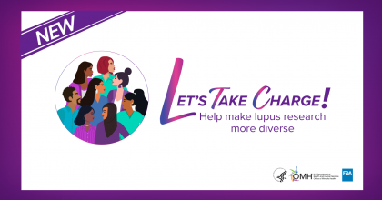 Let's Take Charge! Help make lupus research more diverse.
