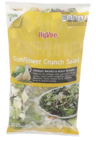 UPC: 0-75450-24670 HY-VEE SUNFLOWER CHOPPED SALAD KIT 13.2 OZ