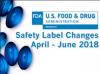 Safety Label Changes 2018