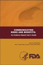 Cover of the report Communicating Risks and Benefits:  An Evidence-Based User