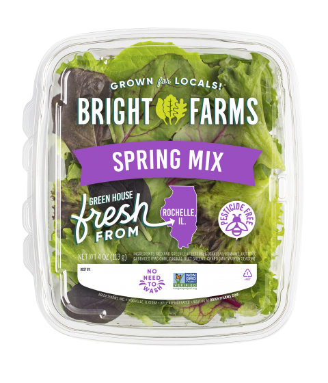 Image 2  - Labeling, BrightFarms Spring Mix