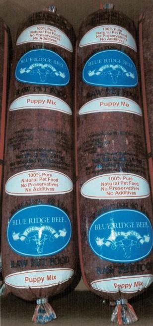 Image 1, “Blue Ridge Beef, Puppy Mix, pet food log”