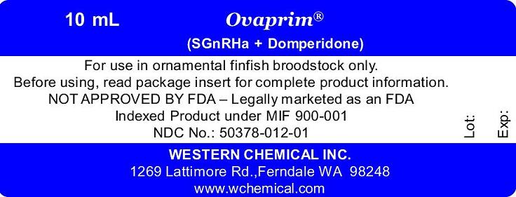 Ovaprim Vial Label