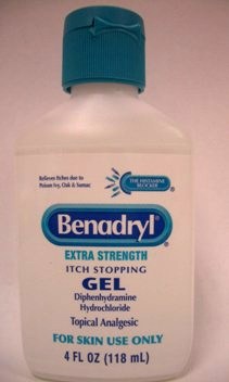 New product label for Extra Strength Itch Stopping Gel (front of bottle)