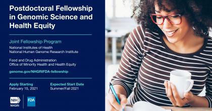 FDA OMHHE NIH NHGRI Fellowship