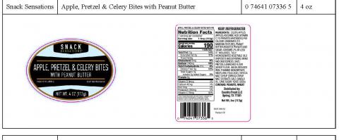 Image 3 – Snack Sensations Apple, Pretzel & Celery Bites with Peanut Butter