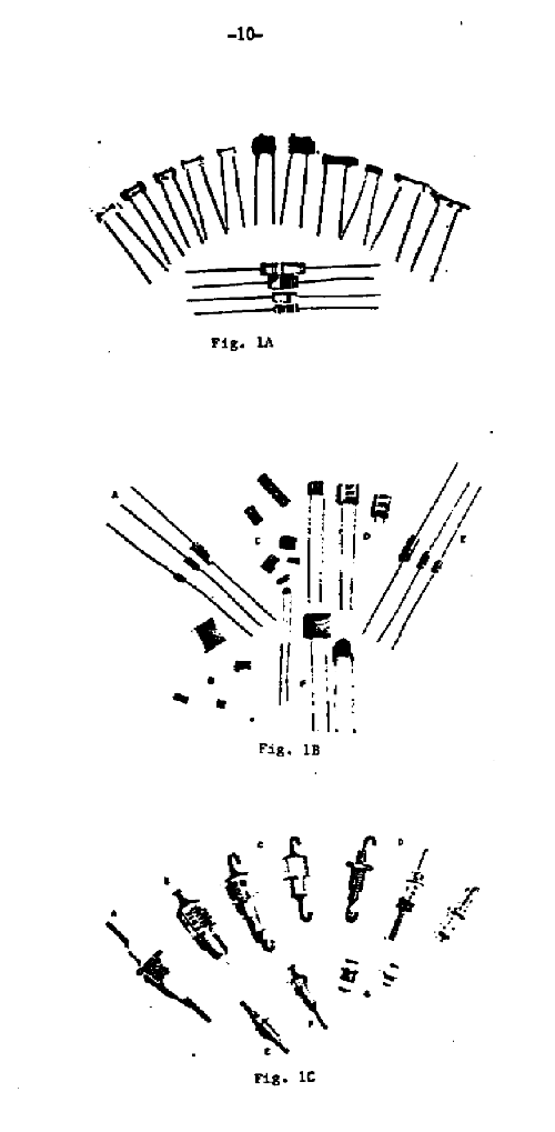 TYPICAL CERAMIC (A-C) AND MICA (D) CAPACITORS