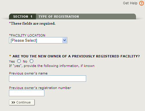 Section - 1 - Type Of Registration