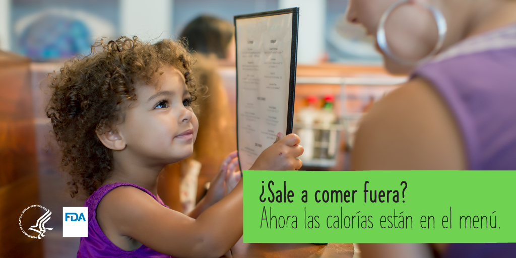 Sale a comer fuera? Ahora las calorias estan en el menu