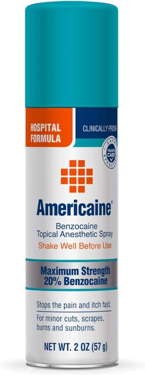 Image 1 – Labeling – Americaine Benzocaine Tropical Anesthetic Spray 2 oz
