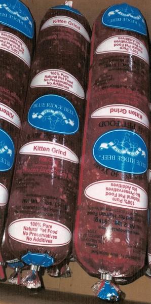 Image 2, “Blue Ridge Beef, Kitten Grind, pet food log”