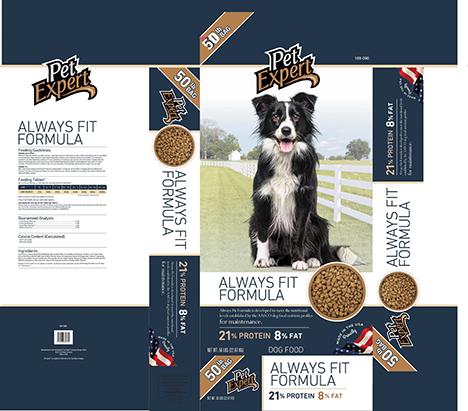 Image - Pet Expert, ALWAYS FIT FORMULA, NET WT. 50 LBS