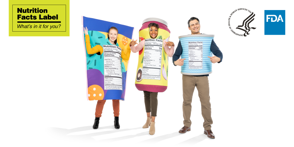 The Nutrition Facts Label - Group of 3 Models Image for Social Media