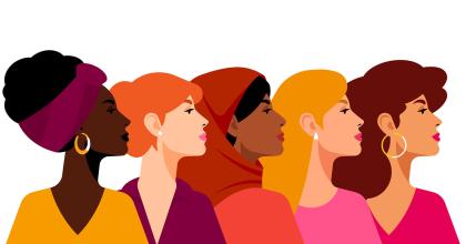 Illustration of diverse women