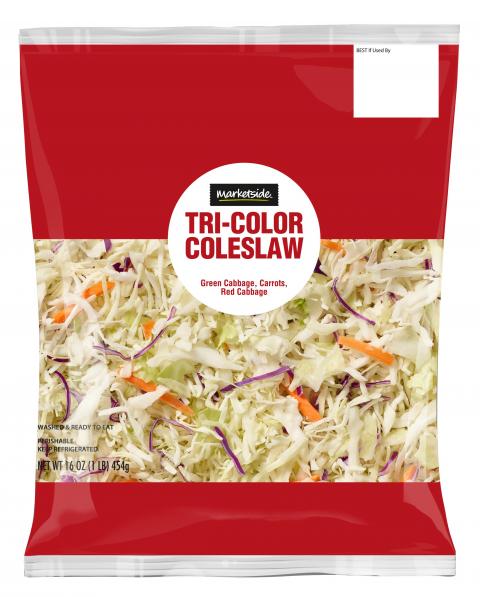 Photo 3 – Representative Labeling, Marketside Tri-Color ColeSlaw 