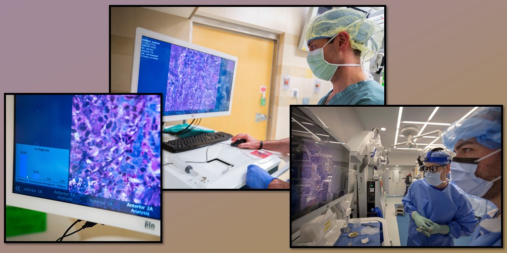 Real time diagnostics in the operating room