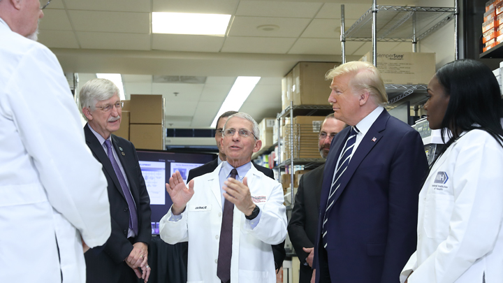 Presidential Visit to Vaccine Research Center