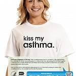 “Kiss My Asthma.” poster
