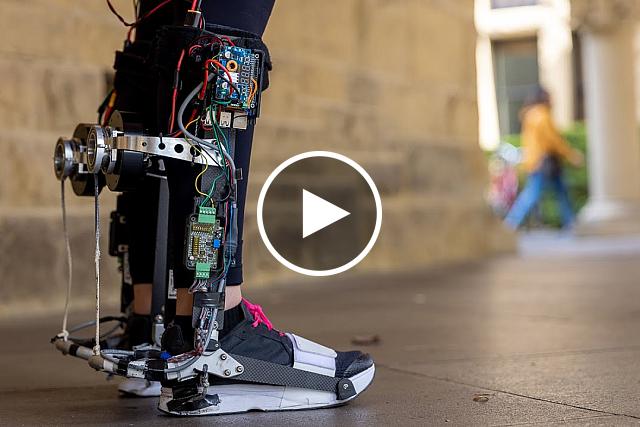 Researchers created a robotic leg exoskeleton that provided personalized walking assistance under real-world conditions. Robotic exoskeletons could assist people with mobility impairments or with physically demanding jobs. Kurt Hickman